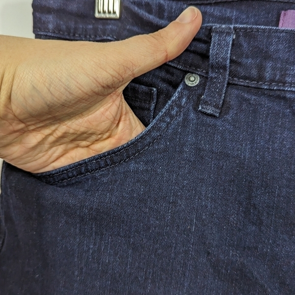 Gloria Vanderbilt Amanda Dark Wash Straight Leg Jeans Sz 12 - Picture 5 of 12